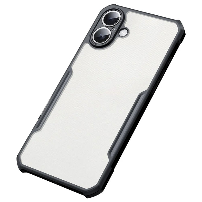 XUNDD For iPhone 16 Case Soft TPU + Acrylic Transparent Back Panel Phone Cover - 1