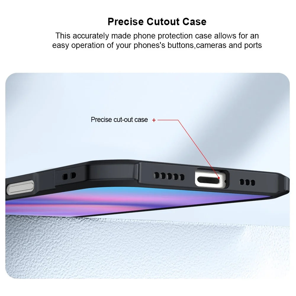 XUNDD For iPhone 16 Plus Case TPU + Acrylic Transparent Back Slim Phone Cover - 3