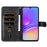 For Samsung Galaxy A06 4G Case Zipper Wallet Calf Texture PU Leather Phone Cover - Black - 2