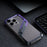 For iPhone 14 Pro Max Bumper Case Borderless Kickstand Aluminium Alloy S-Shaped Phone Cover - Purple - 4