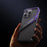For iPhone 14 Pro Max Bumper Case Borderless Kickstand Aluminium Alloy S-Shaped Phone Cover - Purple - 5