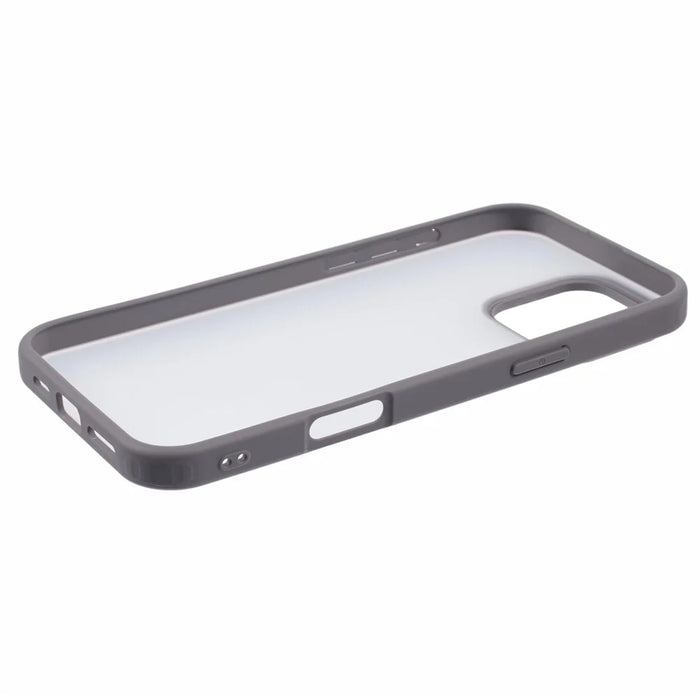 X-LEVEL For iPhone 16 Pro Case Frosted Back PC+TPU Shockproof Phone Cover - Grey - 4