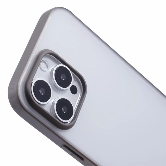 X-LEVEL For iPhone 16 Pro Case Frosted Back PC+TPU Shockproof Phone Cover - Grey - 6