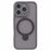 For iPhone 16 Pro Max Case Compatible with MagSafe Matte TPU+PC Phone Cover  Kickstand Ring Holder - Titanium Grey - 3