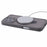 For iPhone 16 Pro Max Case Compatible with MagSafe Matte TPU+PC Phone Cover  Kickstand Ring Holder - Titanium Grey - 5