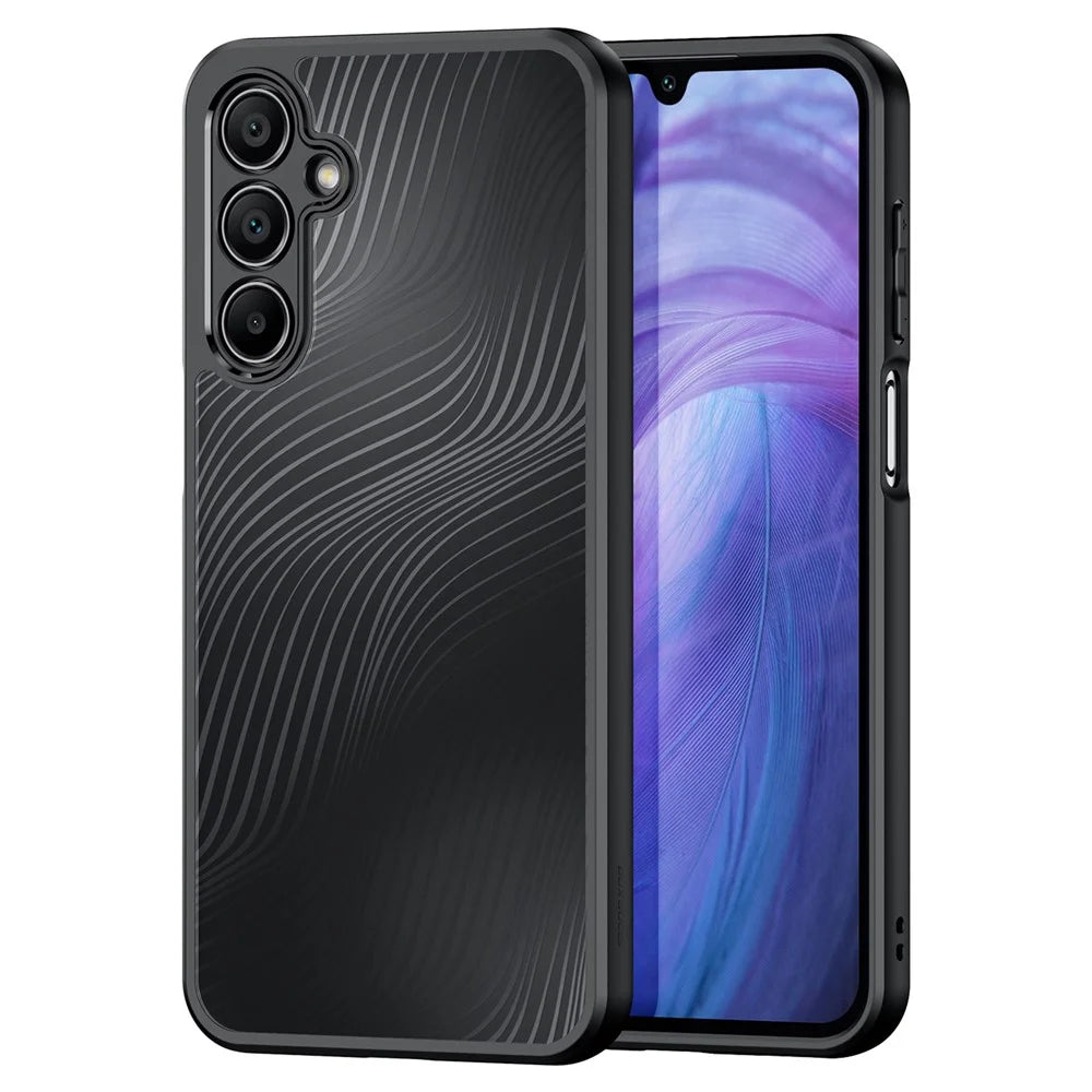 DUX DUCIS Aimo Series For Samsung Galaxy A16 5G / A16 4G Case TPU+PC Matte Phone Cover (REACH Certification) - Black - 1