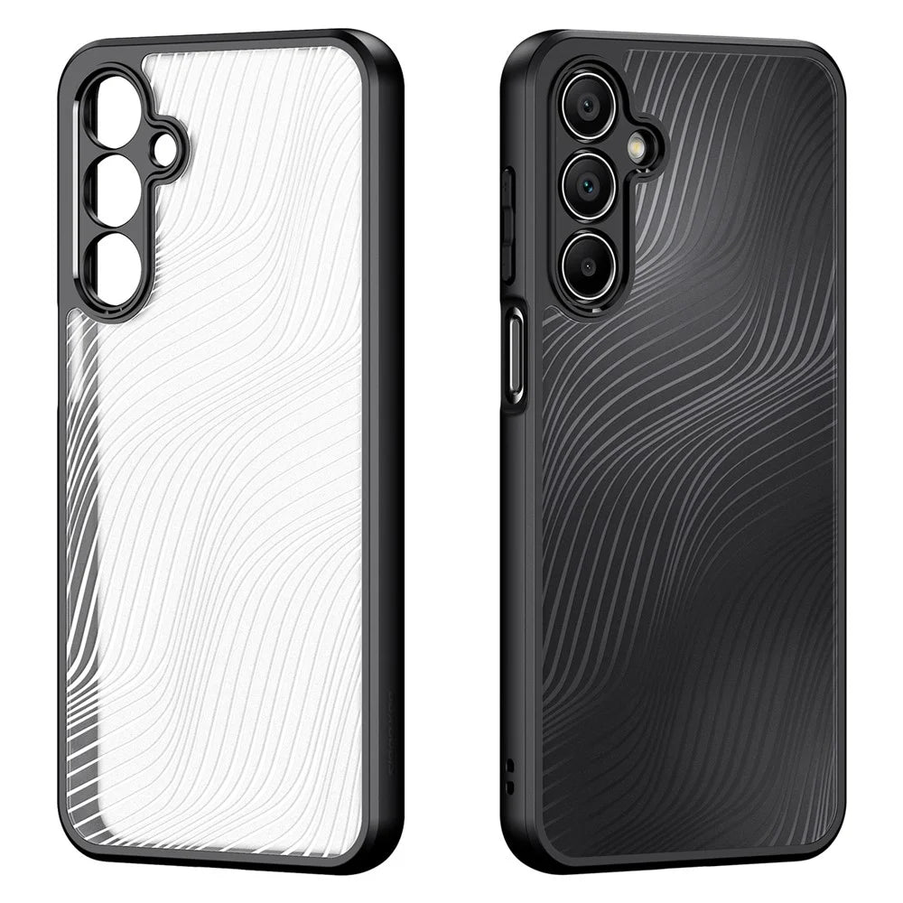 DUX DUCIS Aimo Series For Samsung Galaxy A16 5G / A16 4G Case TPU+PC Matte Phone Cover (REACH Certification) - Black - 2
