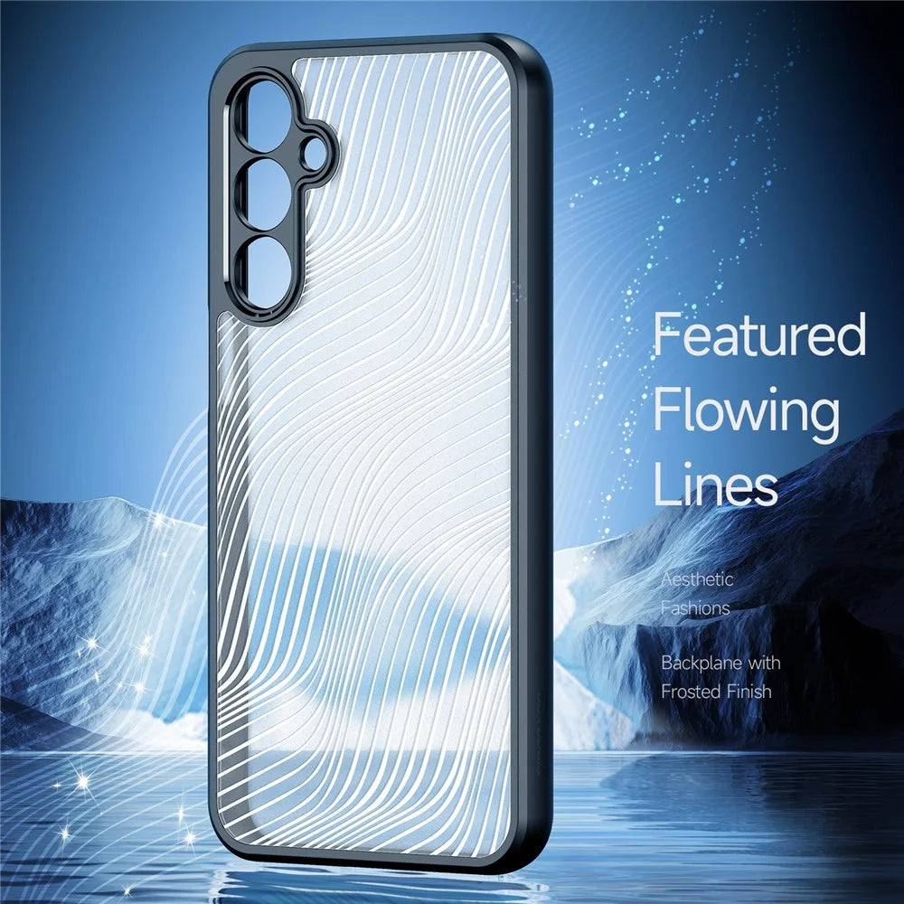 DUX DUCIS Aimo Series For Samsung Galaxy A16 5G / A16 4G Case TPU+PC Matte Phone Cover (REACH Certification) - Black - 5