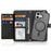 DUX DUCIS Lawa Series for iPhone 16 Plus Case Compatible with MagSafe Detachable Cowhide Leather Wallet Cover - Black - 2