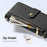DUX DUCIS Lawa Series for iPhone 16 Plus Case Compatible with MagSafe Detachable Cowhide Leather Wallet Cover - Black - 7