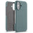 MELKCO For iPhone 16 Plus Case Genuine Cow Leather PC Phone Cover Compatible with MagSafe - Blue - 1