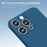 PINWUYO JK Touching Series For iPhone 16 Pro Case Silky Touch Soft TPU Phone Back Cover - Navy Blue - 5