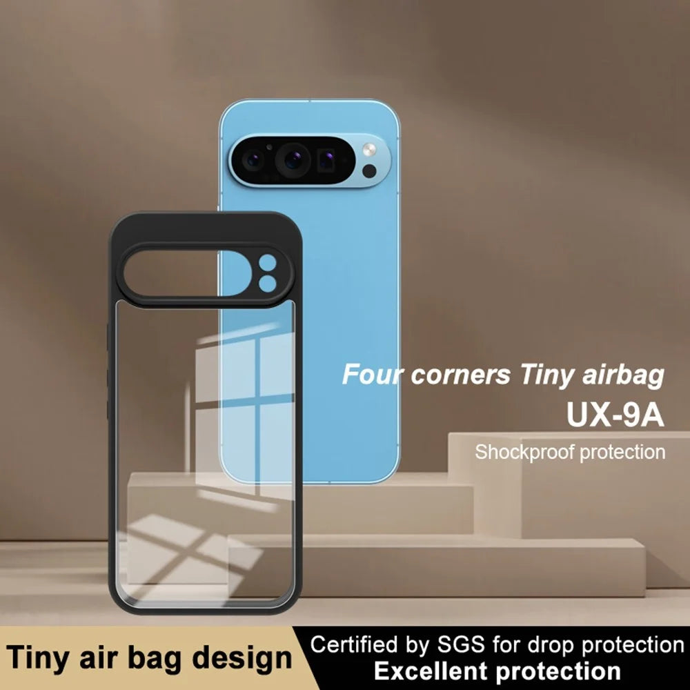 IMAK UX-9A Series for Google Pixel 9 Pro XL Clear Case TPU+PC Phone Cover Reinforced Corners - 2