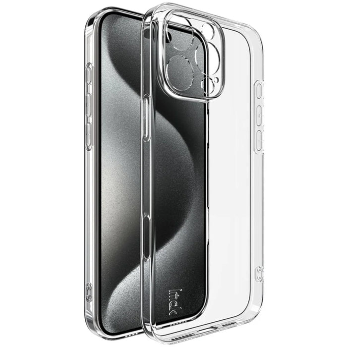 IMAK UX-5 Series for iPhone 16 Pro Max Clear Case Soft TPU Ultra Thin Phone Cover - 1