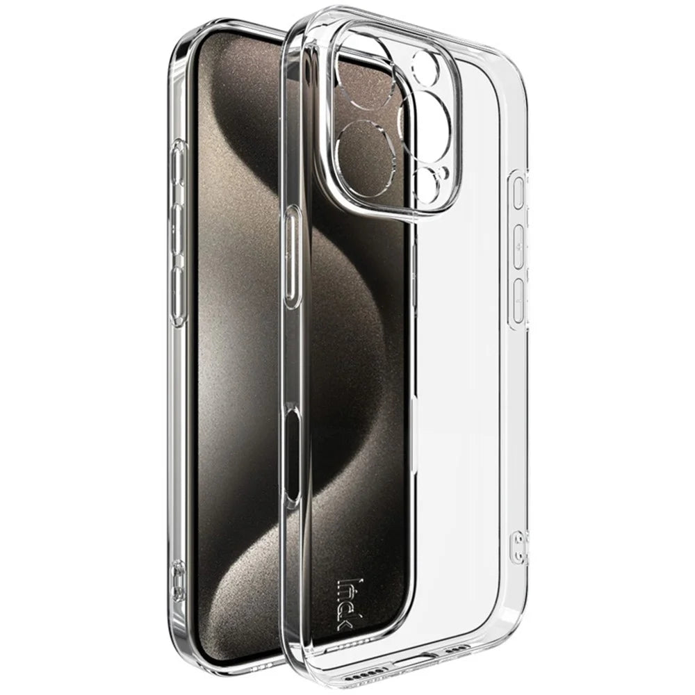 IMAK UX-5 Series for iPhone 16 Pro TPU Case Slim Phone Cover HD Transparent - 1
