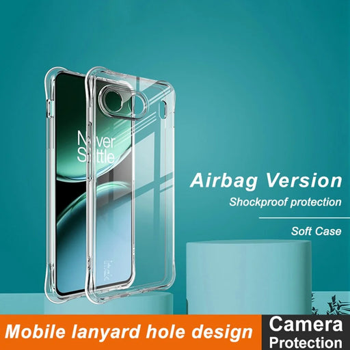 IMAK For OnePlus Nord 4 TPU Case Airbag Corners Protective Phone Cover - Transparent - 2