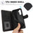 For Samsung Galaxy A16 5G / A16 4G Case PU Leather Phone Cover with Wallet Stand View - Black - 6