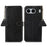 For OnePlus Nord 4 Case RFID Blocking Litchi Texture Genuine Cow Leather Phone Cover - Black - 1