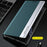 For iPhone 16 Plus Case Anti-Drop Leather Phone Cover with Stand - Green - 2