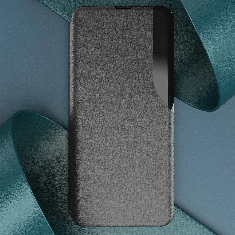 For iPhone 16 Plus Phone Case Folio Flip PU Leather Stand Cover - Sapphire - 4