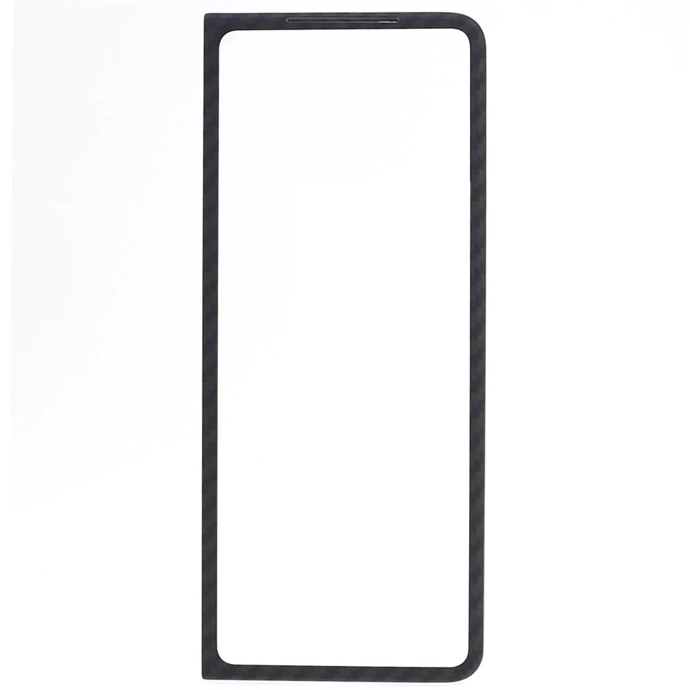 For Samsung Galaxy Z Fold6 5G Case 1500D Coarse Texture Sturdy Aramid Fiber Phone Cover - Black - 4
