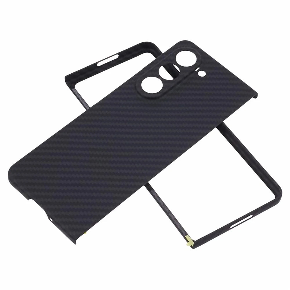 For Samsung Galaxy Z Fold6 5G Case 1500D Coarse Texture Aramid Fiber Phone Cover Precision Cut-Out - Black - 3