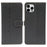 For iPhone 16 Pro Max Case Magnetic Clasp Four-Leaf Clover Leather Phone Cover - Black - 1