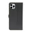 For iPhone 16 Pro Max Case Magnetic Clasp Four-Leaf Clover Leather Phone Cover - Black - 6