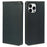 For iPhone 16 Pro Max Case Four-Leaf Clover Leather Flip Phone Cover Stand Wallet - Black - 1