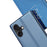 For iPhone 16 Flip Leather Cover with Stand Full Body Protective Phone Case - Blue - 6