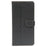 For iPhone 15 Pro Case Magnetic Clasp Four-Leaf Clover Leather Phone Cover - Black - 5