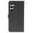 For Samsung Galaxy A35 5G Case Magnetic Clasp Four-Leaf Clover Leather Phone Cover - Black - 6