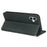 For iPhone 16 Plus Case Four-Leaf Clover Leather Flip Phone Cover Stand Wallet - Black - 4