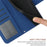HT04 For OnePlus Nord 4 Case Sunflower Imprint Leather Wallet Phone Cover with Wrist Strap - Sapphire - 6