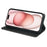 For iPhone 14 Case Four-Leaf Clover Leather Flip Phone Cover Stand Wallet - Black - 3