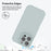 For iPhone 16 Pro Magnetic Case PC + Liquid Silicone Shockproof Protective Phone Cover - Blue Grey - 3