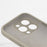 For iPhone 16 Pro Max Case PC+Liquid Silicone Protective Phone Cover with Microfiber Lining - Light Grey - 5