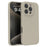 For iPhone 16 Pro Case PC+Liquid Silicone Protective Phone Cover with Microfiber Lining - Light Grey - 1