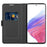 For Samsung Galaxy A06 4G Case Shockproof TPU Inner Shell Leather Phone Cover - Black - 2