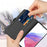 For Samsung Galaxy A06 4G Case Shockproof TPU Inner Shell Leather Phone Cover - Black - 5