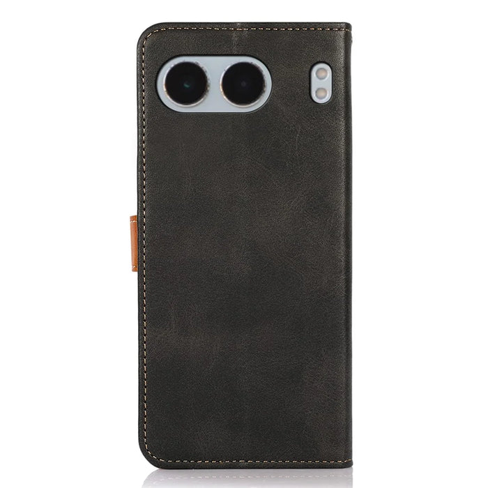 KHAZNEH For OnePlus Nord 4 Wallet Phone Case Stand Leather Flip Cover - Black - 7