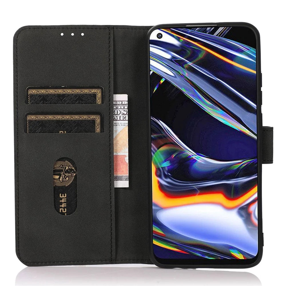 KHAZNEH For OnePlus Nord 4 Stand Case PU Leather Wallet Phone Cover - Black - 3
