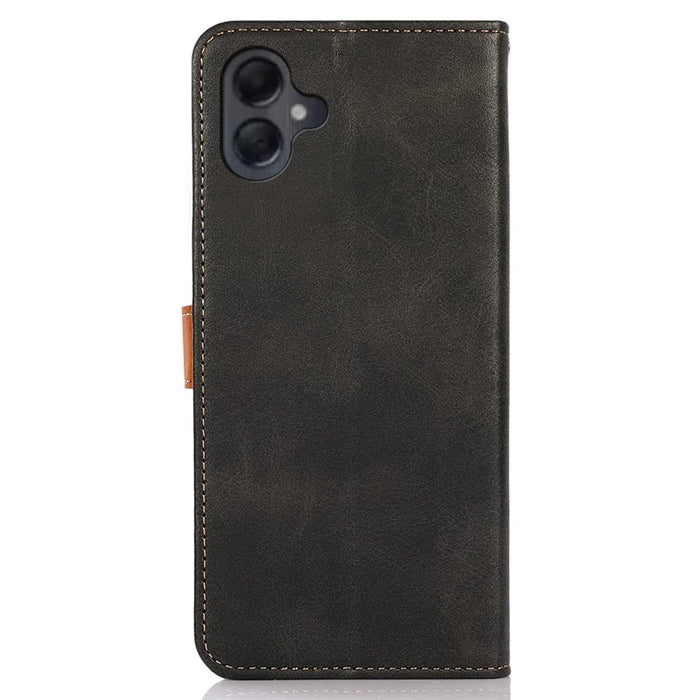 KHAZNEH For Samsung Galaxy A06 4G Wallet Phone Case Stand Leather Flip Cover - Black - 7