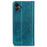 For Samsung Galaxy A06 4G Stand Case Split Leather Litchi Texture Wallet Phone Cover - Green - 7