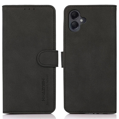 KHAZNEH For Samsung Galaxy A06 4G Stand Case PU Leather Wallet Phone Cover - Black - 1