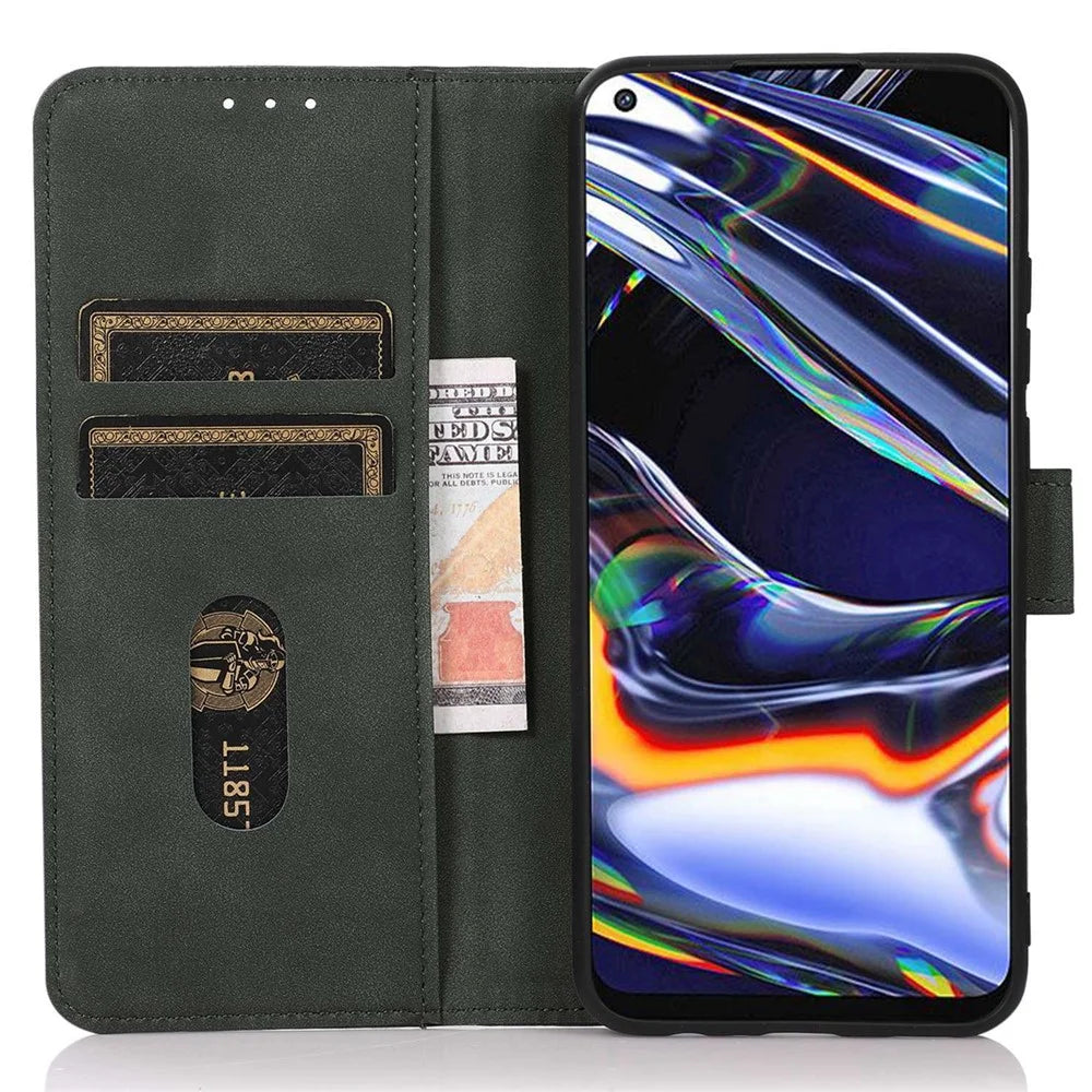 KHAZNEH For Samsung Galaxy A16 5G / A16 4G Stand Case PU Leather Wallet Phone Cover - Green - 2