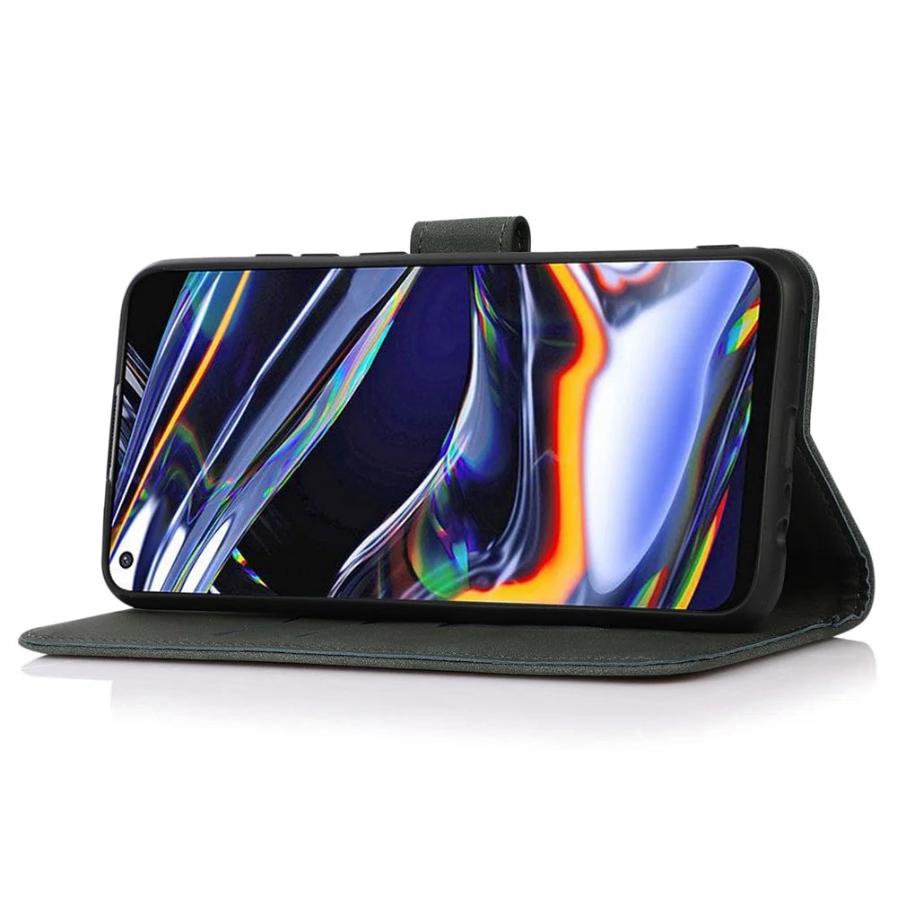 KHAZNEH For Samsung Galaxy A16 5G / A16 4G Stand Case PU Leather Wallet Phone Cover - Green - 3