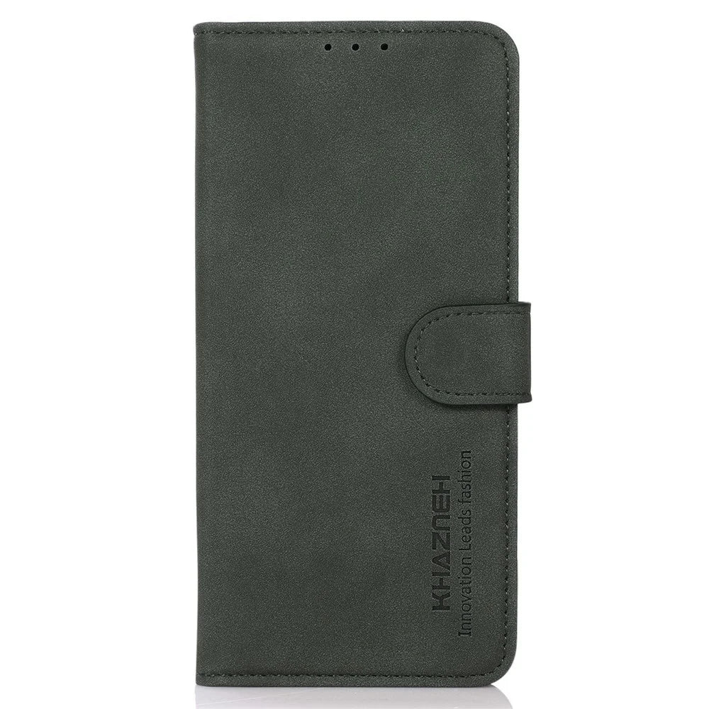 KHAZNEH For Samsung Galaxy A16 5G / A16 4G Stand Case PU Leather Wallet Phone Cover - Green - 6