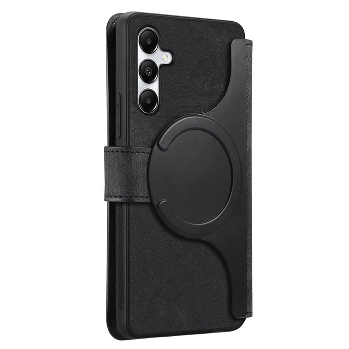 For Samsung Galaxy A05s 4G Magnetic Case CASENEO Detachable Leather Phone Wallet Cover - Black - 7