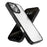 For iPhone 16 Pro Clear Phone Case TPU+ PC Phone Back Cover with Metal Button - Blue - 2